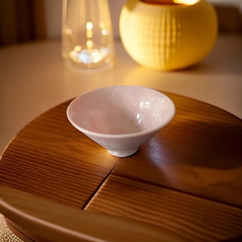 030801结晶釉斗笠杯茶杯