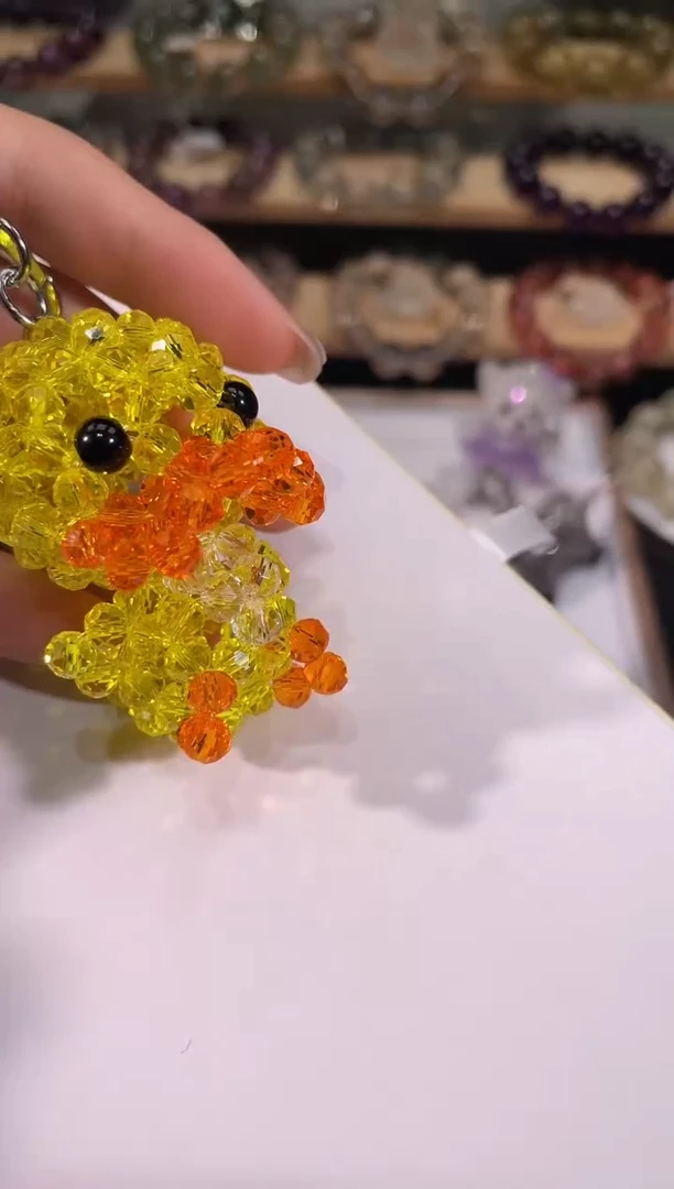 水晶手链未镶嵌小鸭子 多样性发一