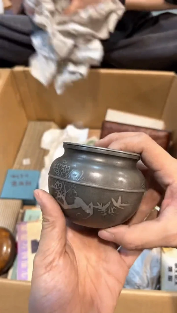 C3486中古瓷器 茶器周边/1微瑕