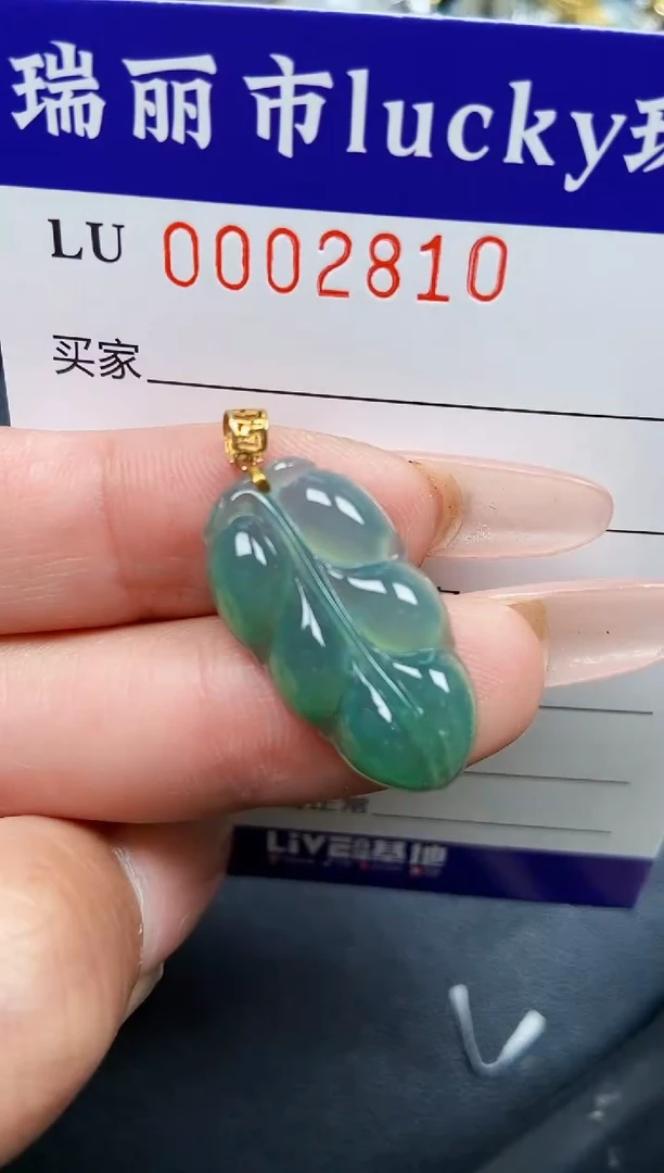 【闪购商品】翡翠颈饰18K金镶嵌002810
