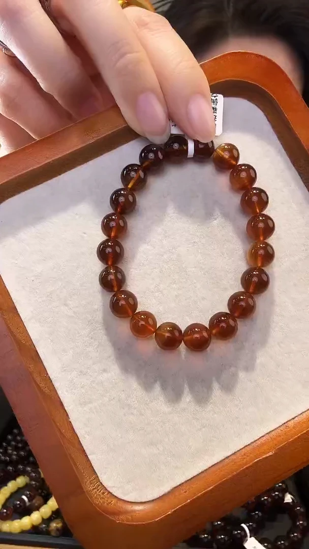 手链琥珀未镶嵌琥珀手串02