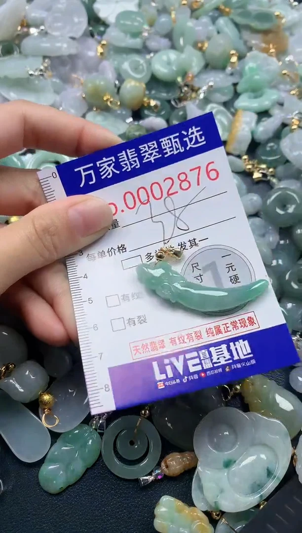 吊坠(不含链)未镶嵌翡翠2876