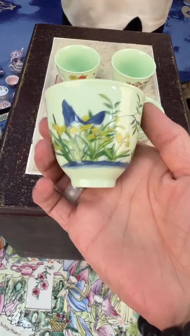 摆件瓷景德镇瓷器杯