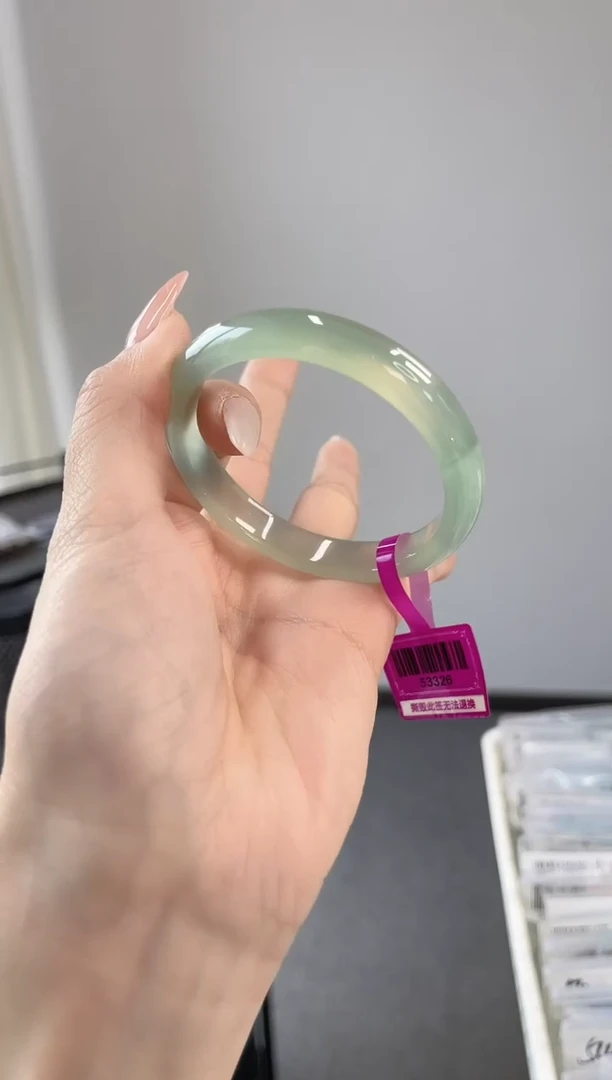 【闪购商品】玛瑙/玉髓手镯未镶嵌54-55圈