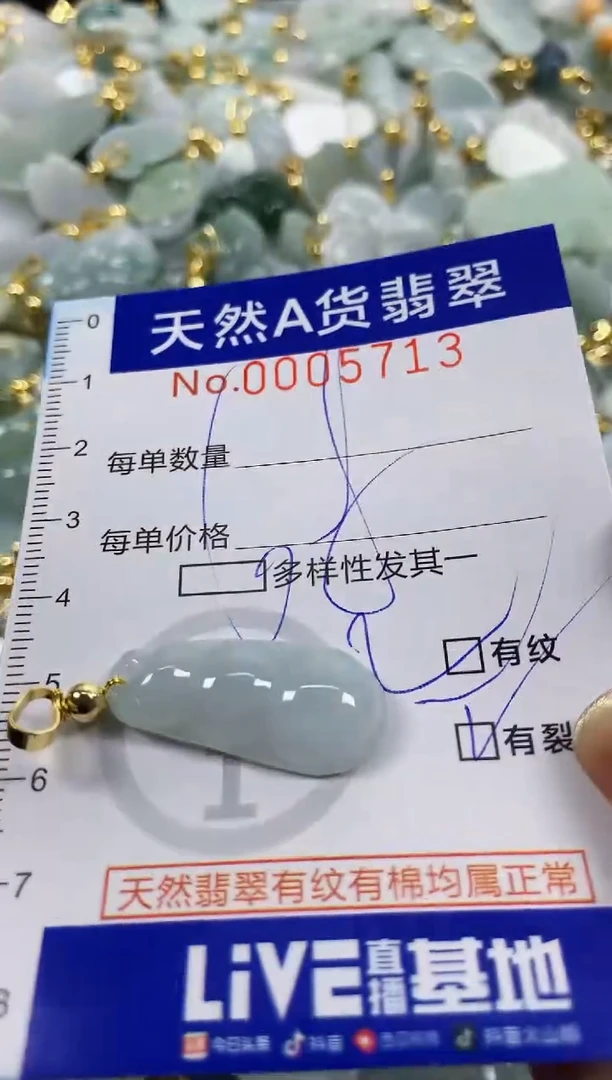 颈饰未镶嵌翡翠天然A货翡翠