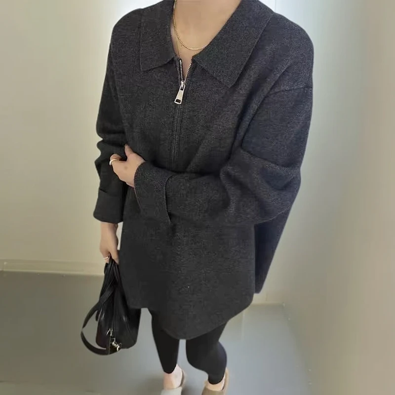 【段公子甄选】韩版宽松秋冬装大版羊毛衫女新款大码女装