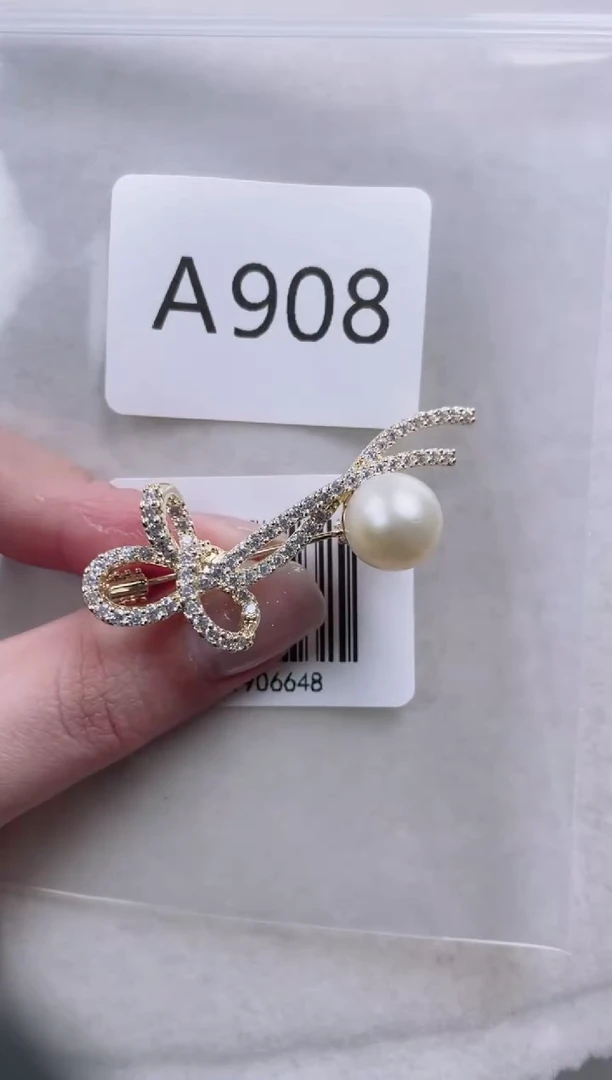 【闪购商品】海水珍珠胸针未镶嵌A908
