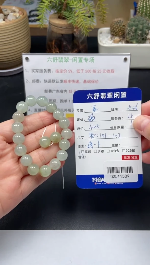 未镶嵌手串翡翠D2511509