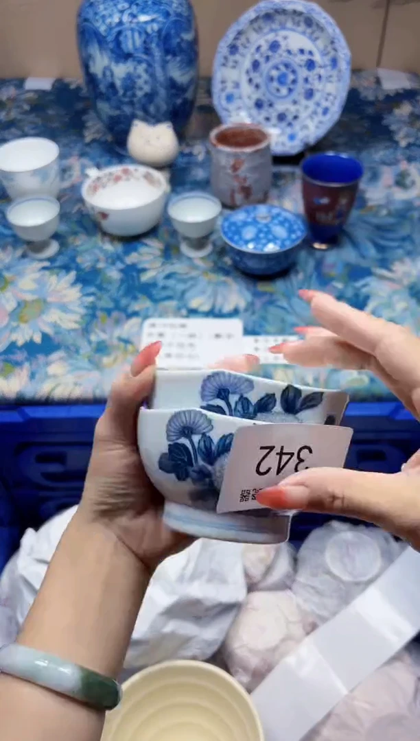 瓷片饮****?342品均为默认瑕疵品.默认拍下告知