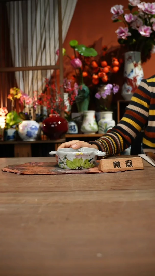 瓷片高温釉下彩手绘陶瓷餐具