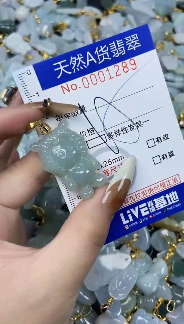 【闪购商品】翡翠颈饰未镶嵌天然A货翡翠