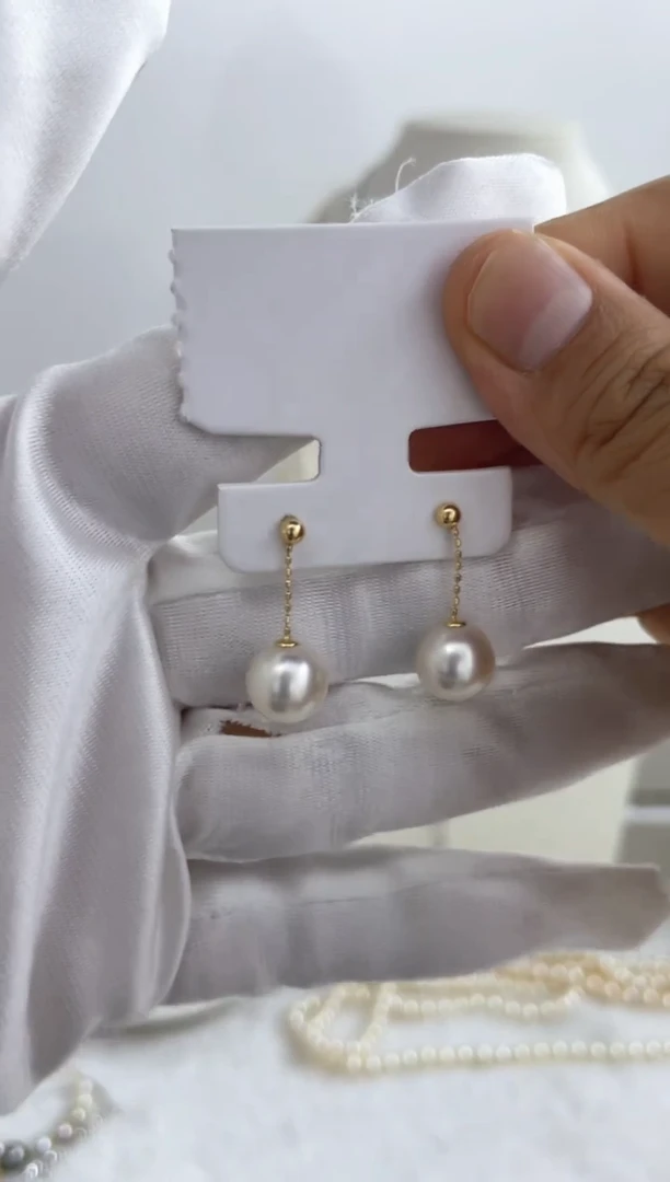 18K金镶嵌项链海水珍珠多样性发其一