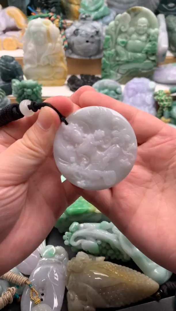 吊坠(不含链)未镶嵌翡翠1