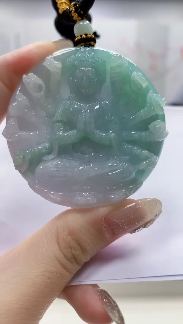 未镶嵌定制翡翠5060jw-毛货挂件35