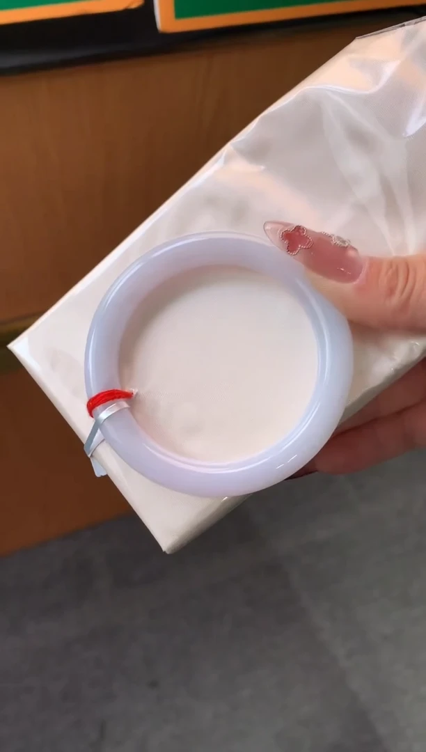 未镶嵌手镯翡翠-F3-圆条55