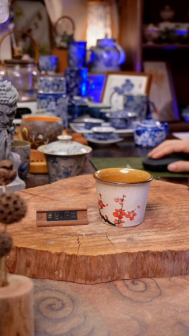 杯子梅花手工手绘手工手绘