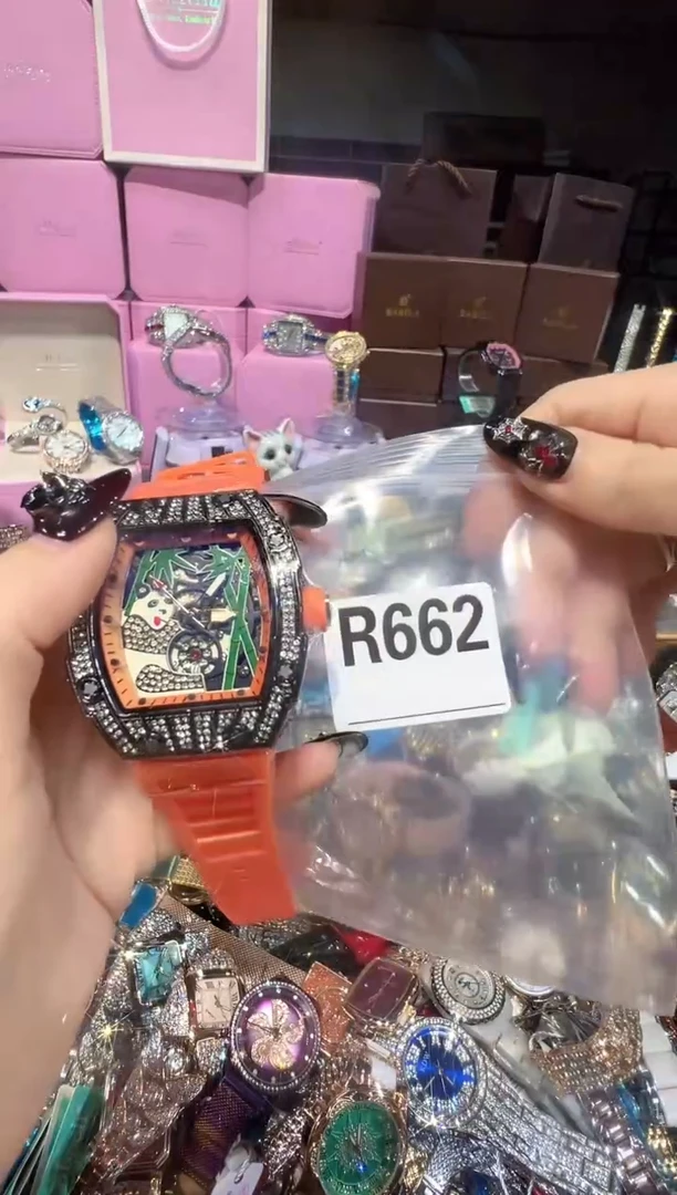 石英机芯不锈钢不锈钢直播定闪专用