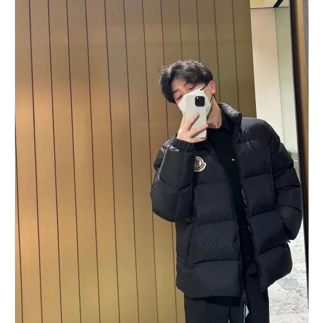 （撤柜）经典冬季保暖大标双拉链90白鹅绒男女款羽绒服