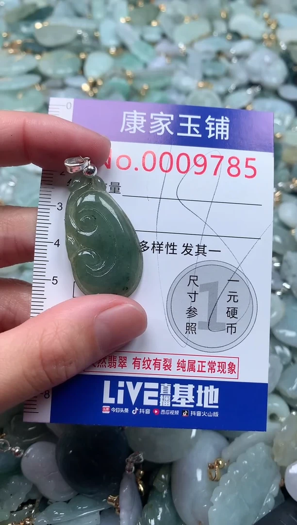 【闪购商品】翡翠吊坠(不含链)未镶嵌9785