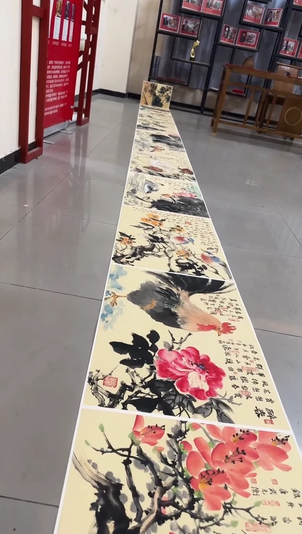 国画周虹岐-国画花鸟册页