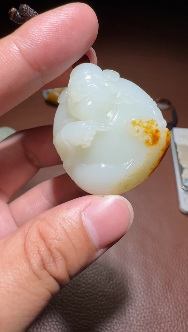 未镶嵌和田玉挂件隔**王和田玉