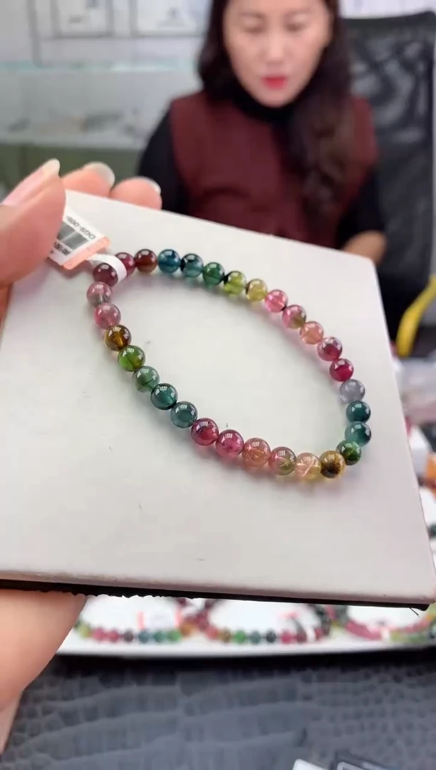 未镶嵌手串碧玺多样性发一条