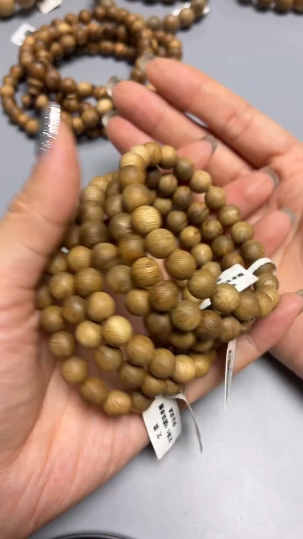 沉香手串文莱圆珠单圈0.9多样性发其一