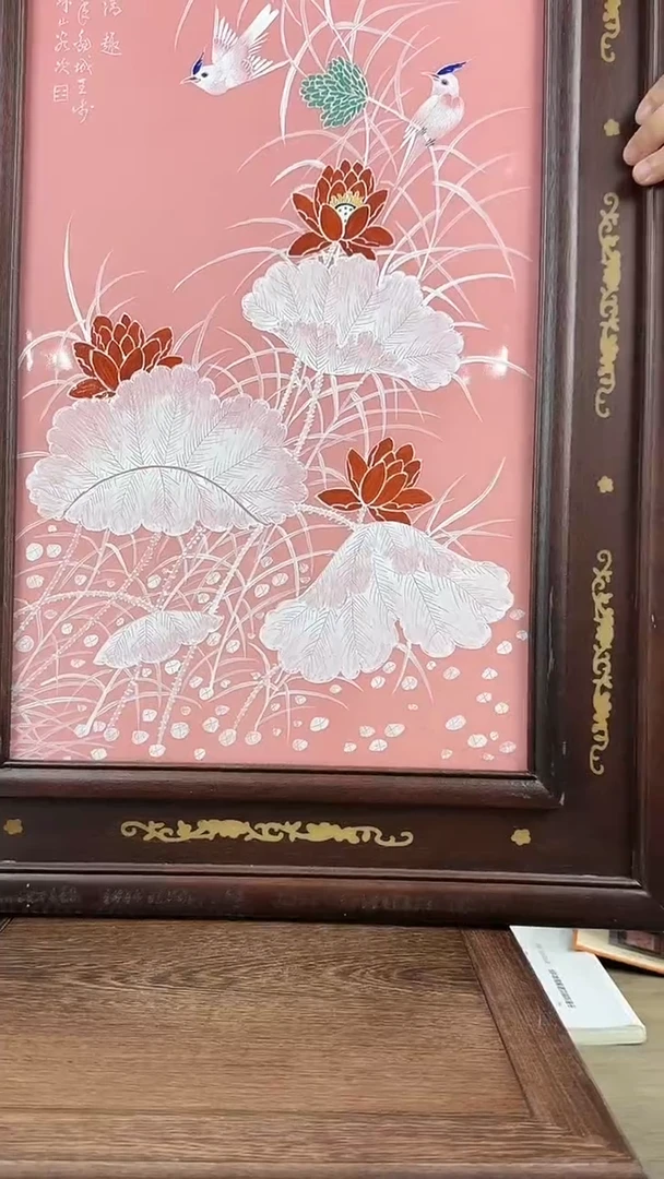 瓷版画景德镇陶瓷手工手绘瓷板画