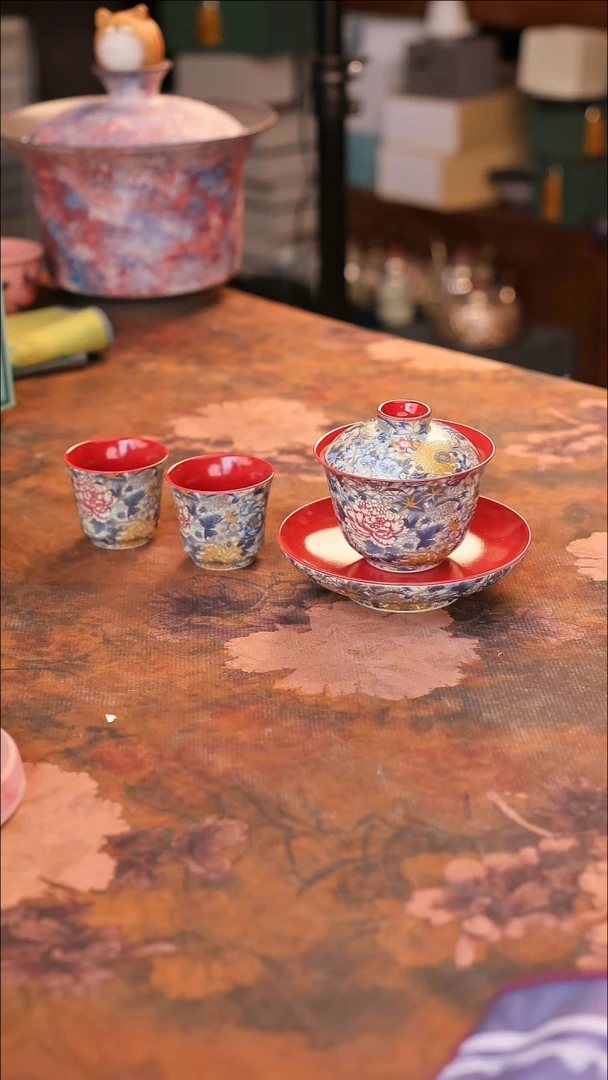 【闪购商品】陶瓷茶具（无礼盒无茶盘）@@A11055