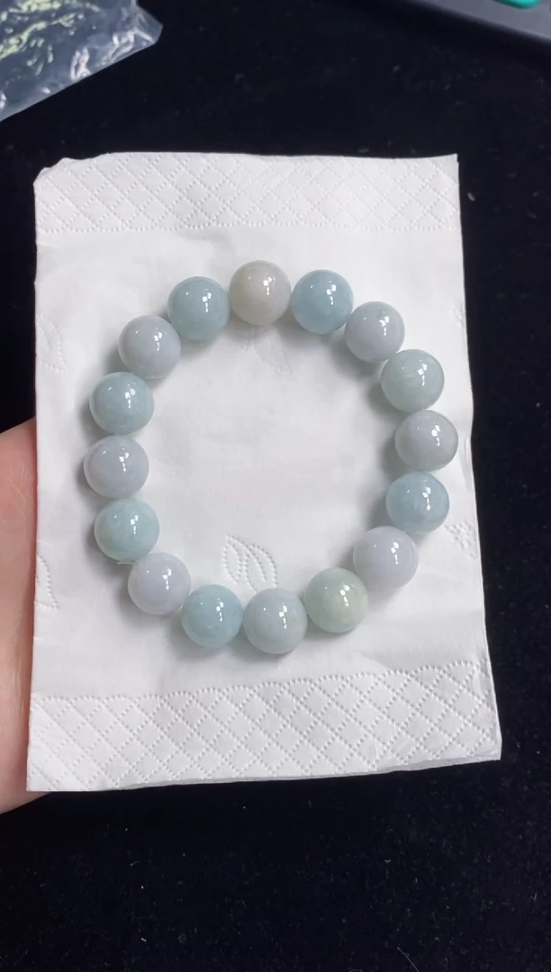 未镶嵌手串翡翠44号链接天然缅甸翡翠A货一物一证发货