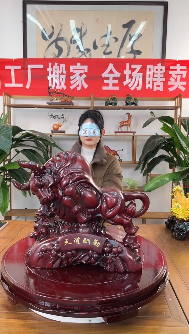 树脂树脂仓库搬家摆件清22