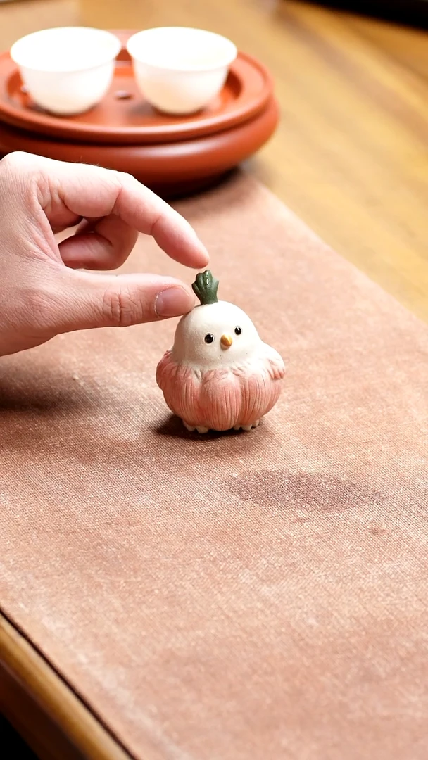 紫砂茶宠茶宠-蒜鸟-初级