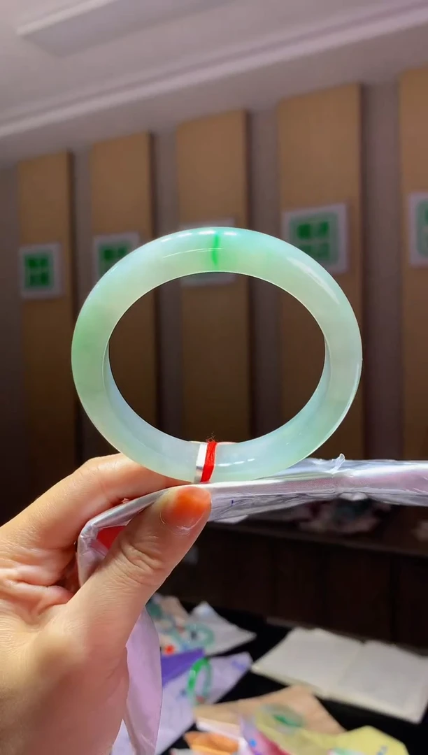 未镶嵌手镯翡翠-Q87 圈口59.2