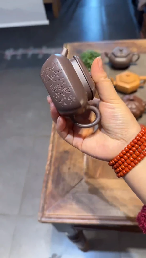 茶壶紫砂太****！天青合欢