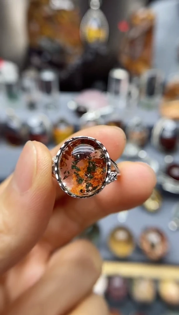 【闪购商品】水晶戒指银S925镶嵌水晶