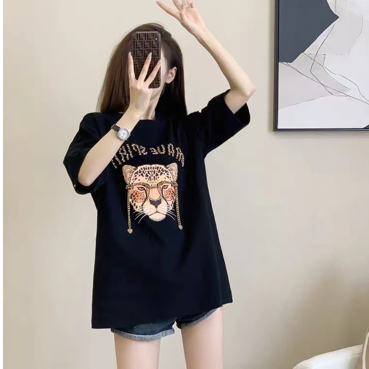 短袖不褪色，不起球轻职风百搭T恤时尚短款可爱风显瘦休闲小众夏季