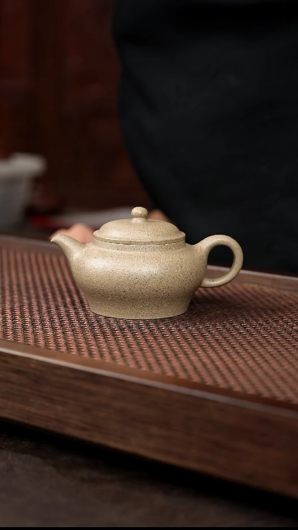 茶壶紫砂高温青降坡潘壶