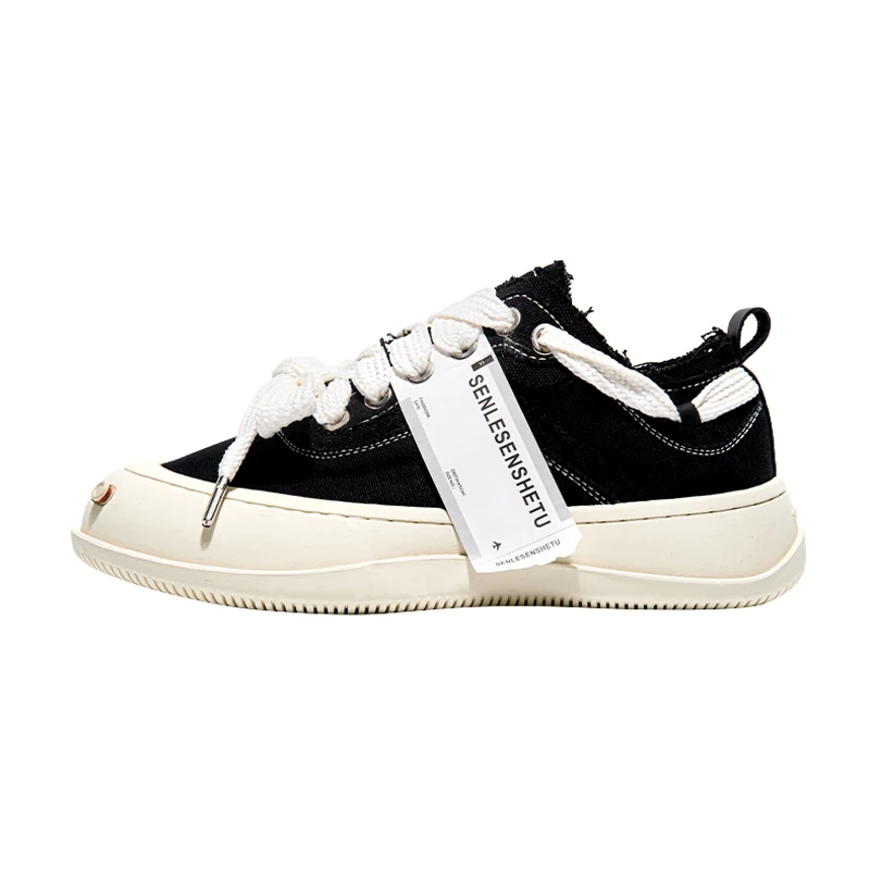 【乞丐帆布鞋】帆布鞋男女款笑脸明星同款厚底起司猫潮牌乞丐鞋