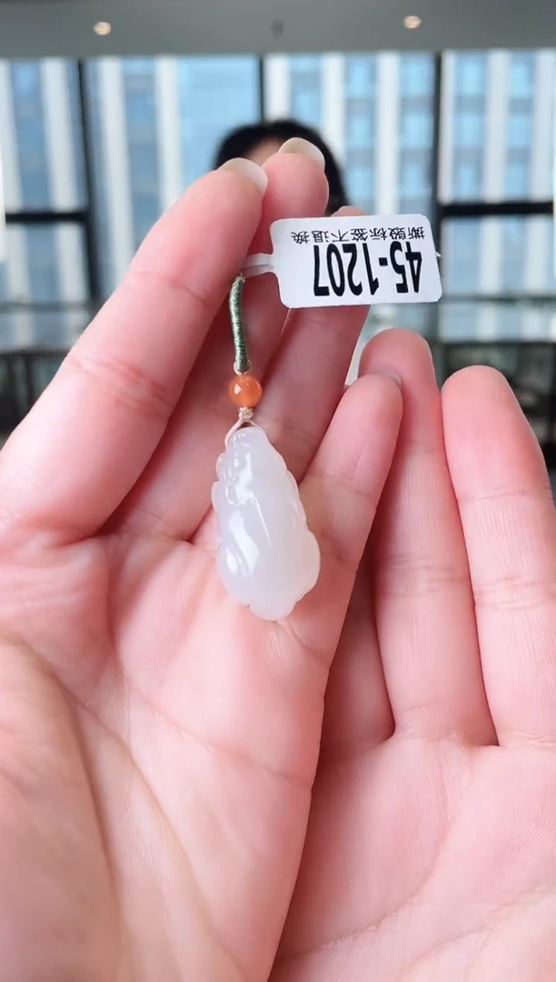 和田玉未镶嵌颈饰貔貅 1207