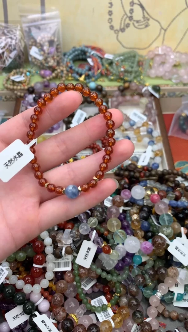 未镶嵌手链石榴石500