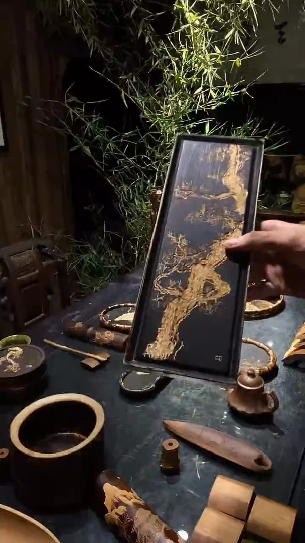 松树大茶盘长茶盘
