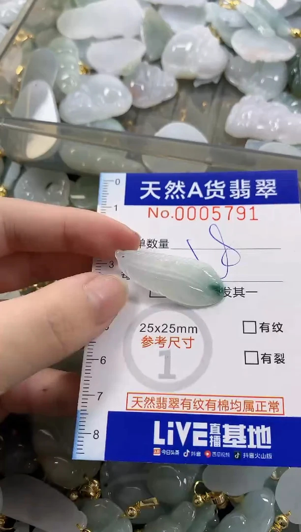 颈饰未镶嵌翡翠天然A货翡翠