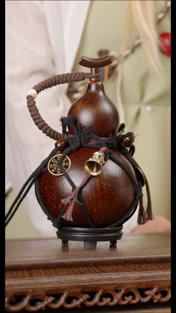 112号天然大漆工艺酒葫芦一物一拍~