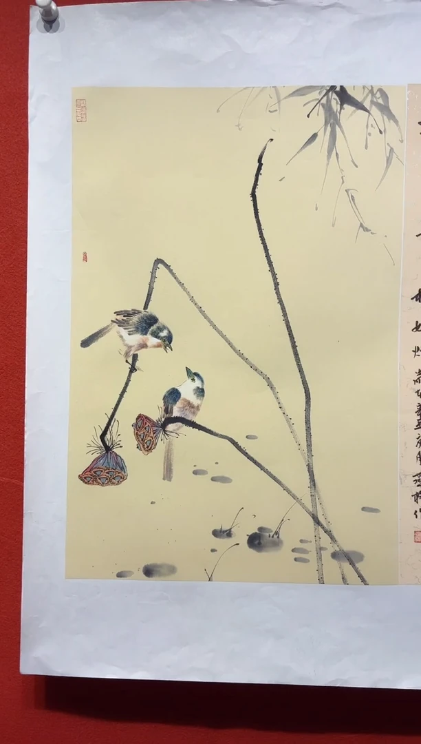 国画秦燕格国画手绘作品Y8
