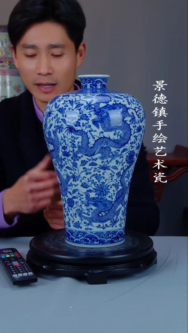 摆件陶瓷景德镇手工手绘陶瓷53