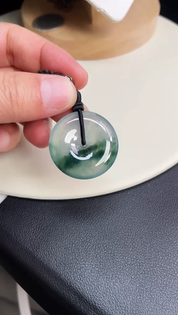 颈饰未镶嵌翡翠【47】平安扣 尺寸 30.4   6.5mm