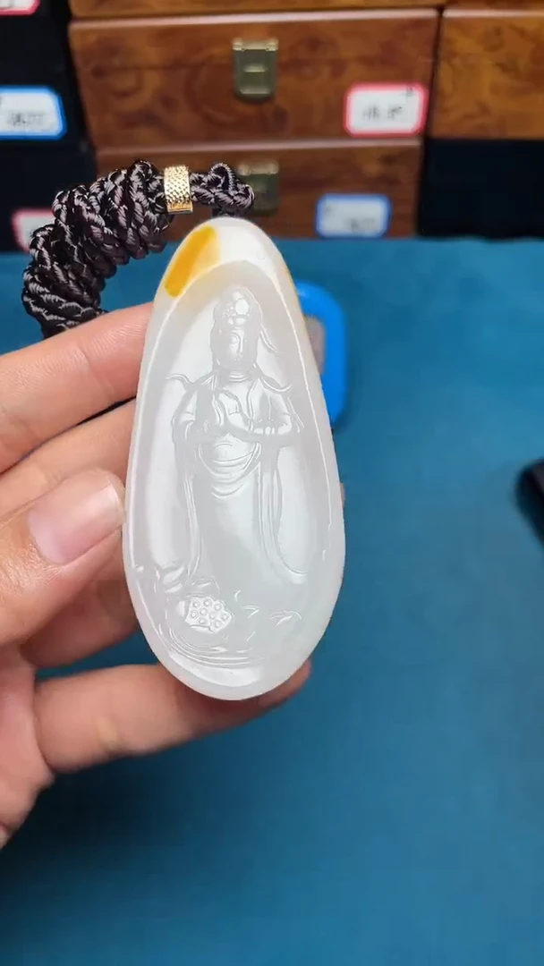 和田玉未镶嵌颈饰s****9和田玉