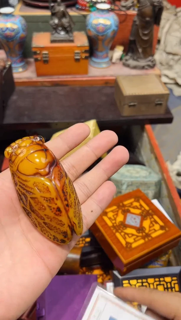 未镶嵌蜜蜡裸石W刘哥高端专属精品23