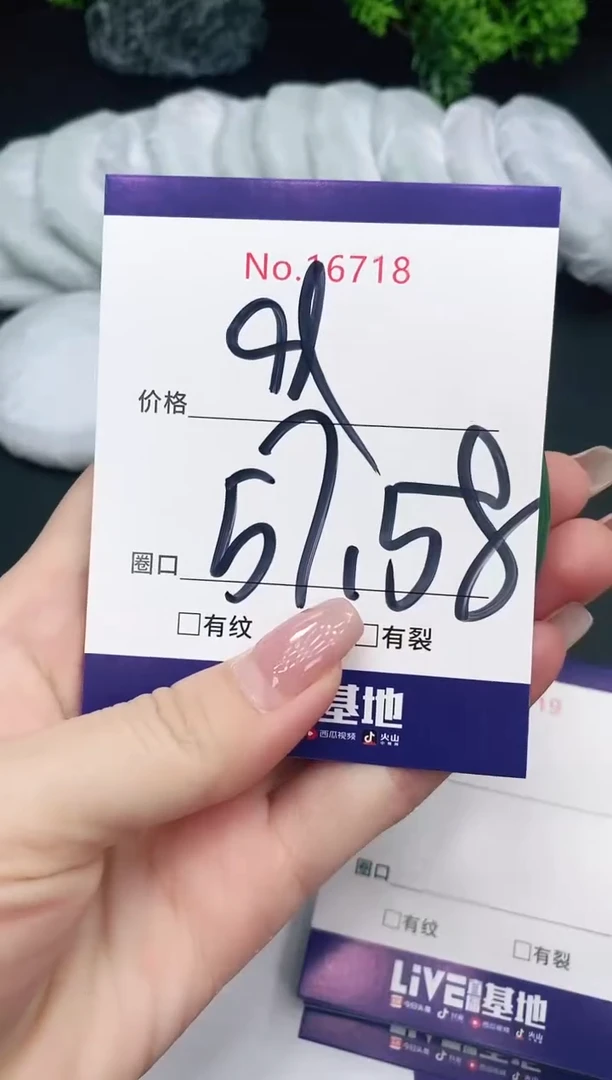 未镶嵌手镯翡翠16718