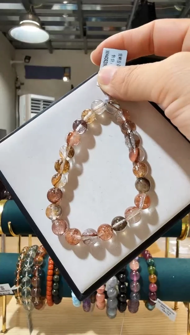 未镶嵌手链水晶优0594 约8mm